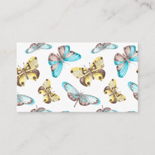 Butterfly Symmetry Art Visitkort
