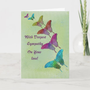 Butterfly Sympathy Kort