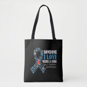Butterfly T1D Diabetes Awareness Diabeties Support Tygkasse