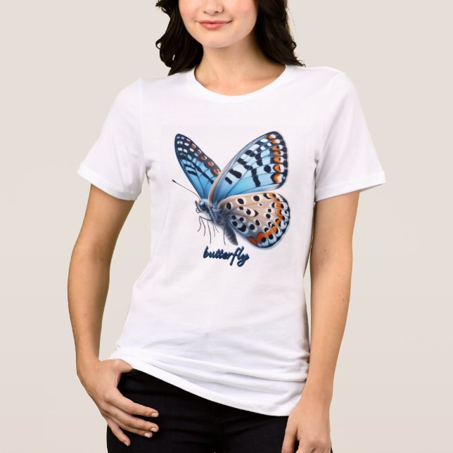 Butterfly T-skjorta T Shirt (Framsida)