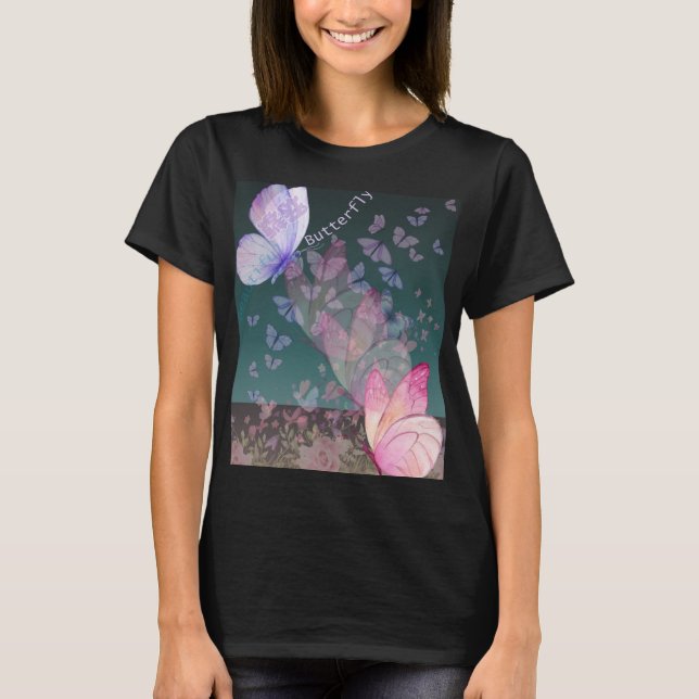 Butterfly T T Shirt (Framsida)