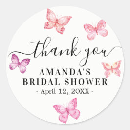 Butterfly Tack för att du föredrar Classic Round S Runt Klistermärke