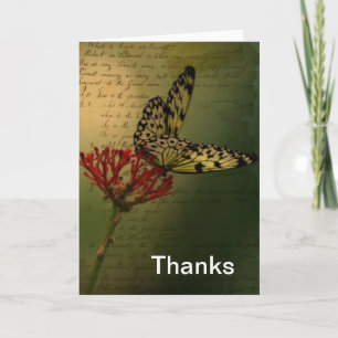 Butterfly, tack kort