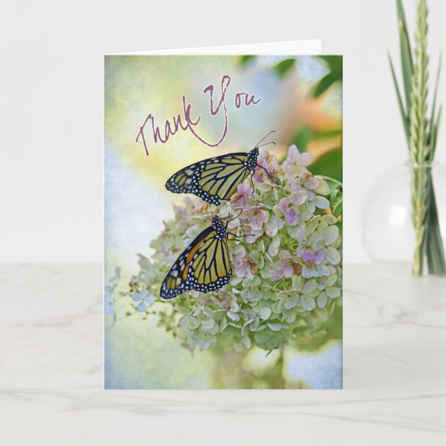 Butterfly Tack Kort (Framsida)