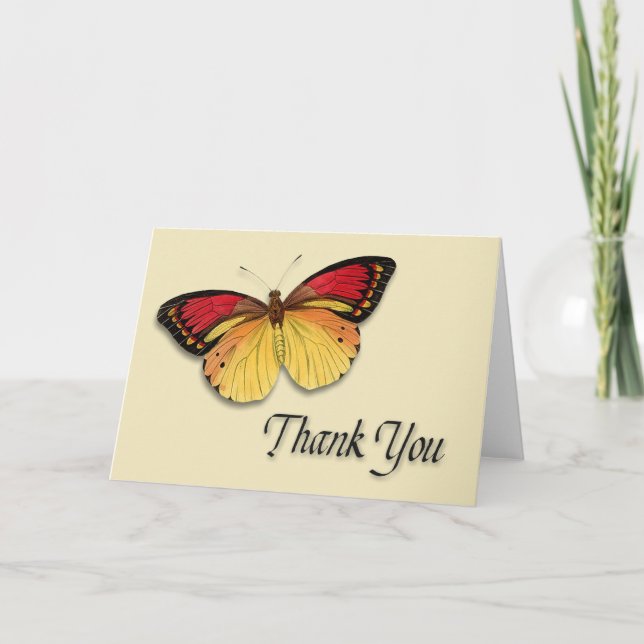 Butterfly Tack Kort (Framsida)