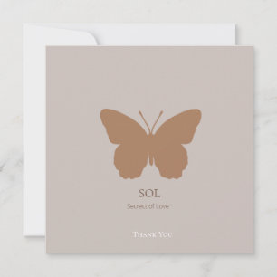 Butterfly - tackkort