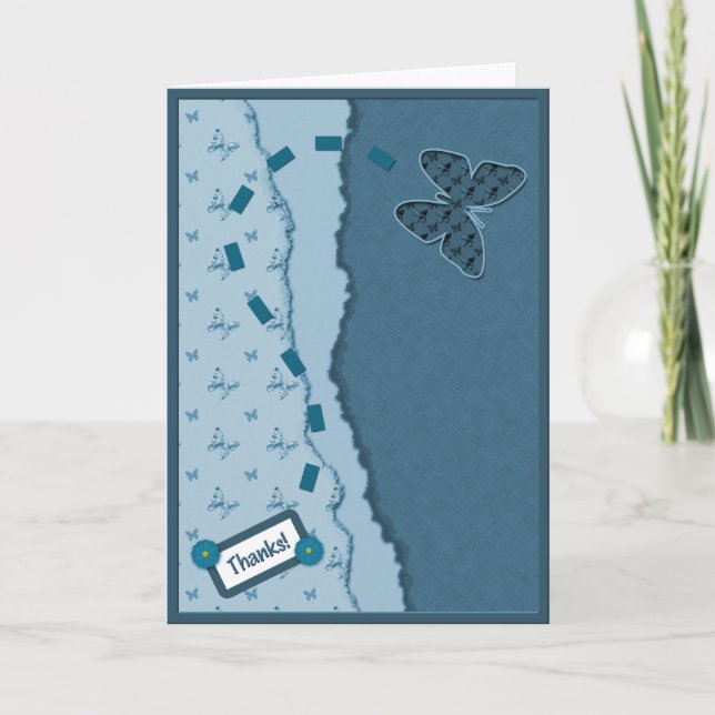 Butterfly - tackkort (Framsida)