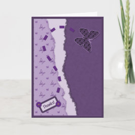 Butterfly - tackkort