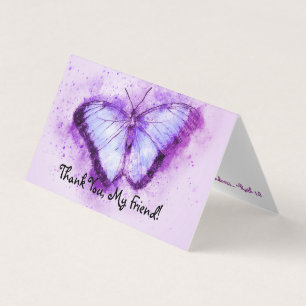 Butterfly - tackkort kort