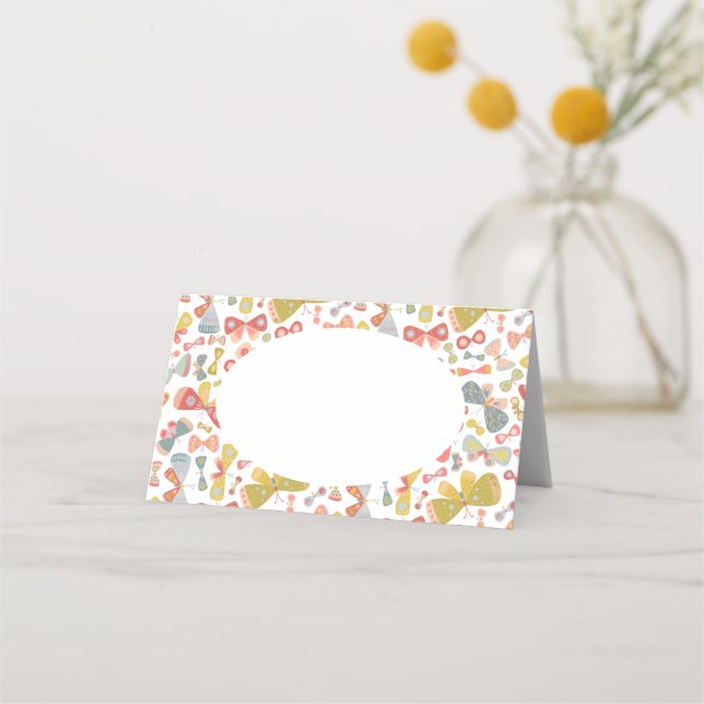 Butterfly Tango Placeringskort (Framsida)