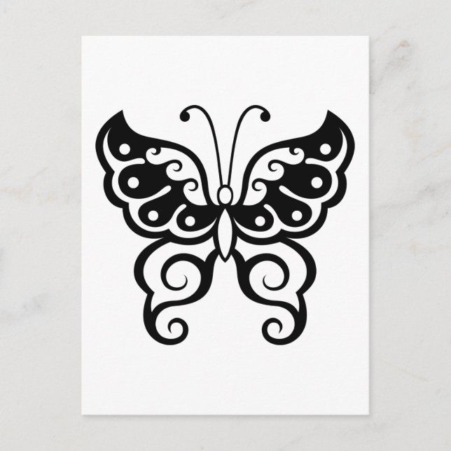 Butterfly Tattoo Vykort (Framsida)