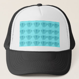 Butterfly Teal Truckerkeps