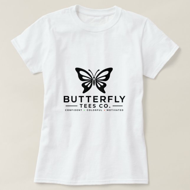 Butterfly Tees Co. 0047688-BT T Shirt (Design framsida)
