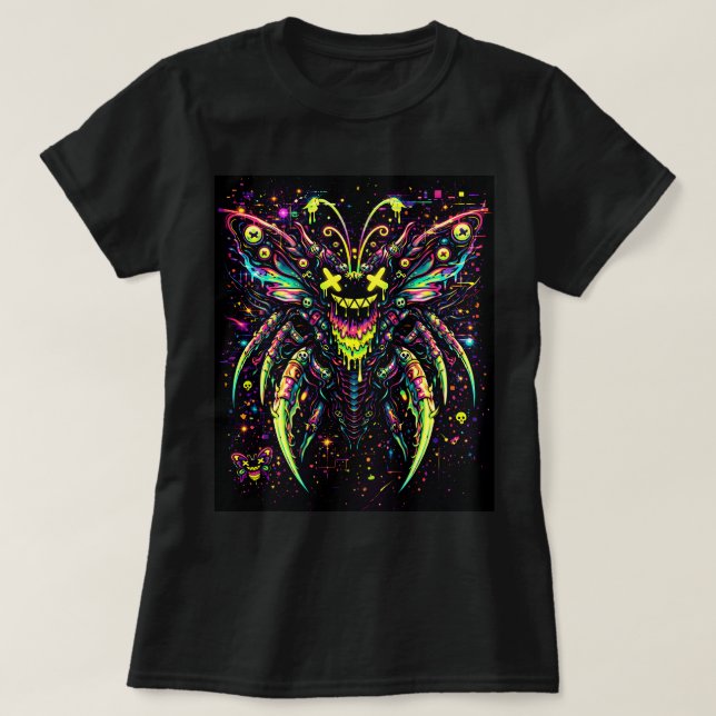 Butterfly Tees Co. Alien Insect Fjäril 0047768 T Shirt (Design framsida)