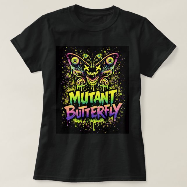 Butterfly Tees Co. Mutant Butterfly 0047756 T Shirt (Design framsida)