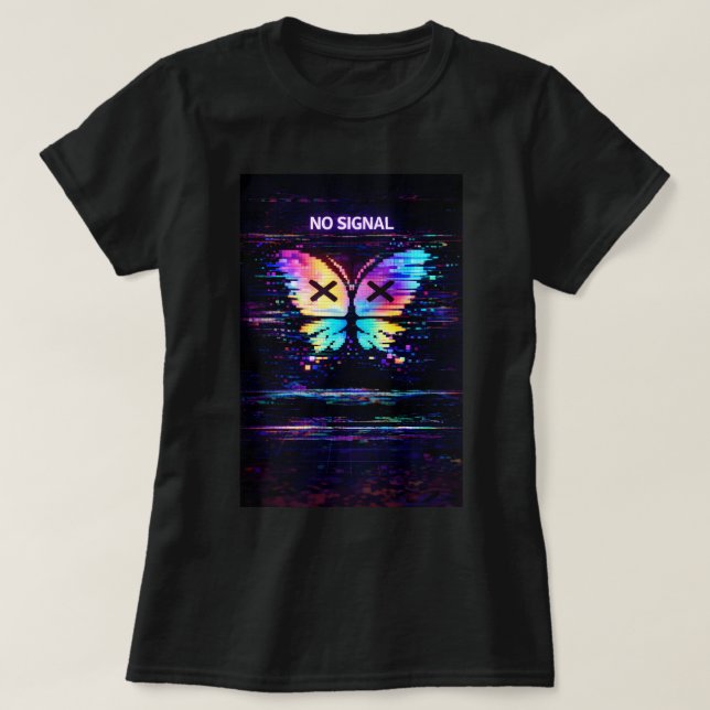 Butterfly TEES CO. Retro Butterfly Shirt 0047881 T (Design framsida)