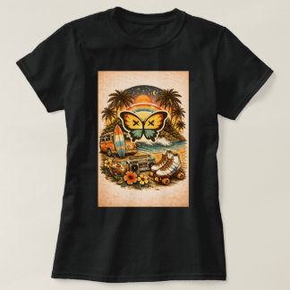 Butterfly TEES CO. Retro Butterfly Shirt 0047882 T