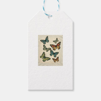 Butterfly Tees med handkrackad T Presentetikett
