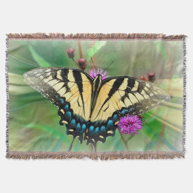 Butterfly Throw Blanket Filt (Framsidan)