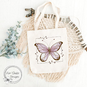 Butterfly Tote Bag Tygkasse