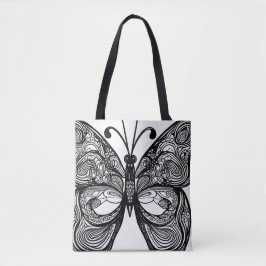 Butterfly Tote Tygkasse