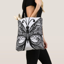 Butterfly Tote Tygkasse