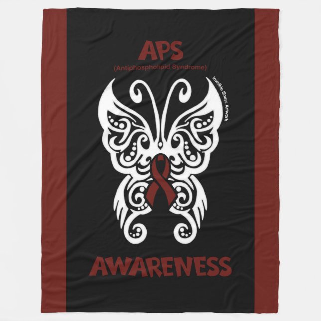 Butterfly/Tribal...APS Fleecefilt (Framsidan)