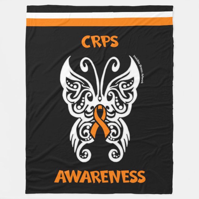 Butterfly/Tribal...CRPS Fleecefilt (Framsidan)