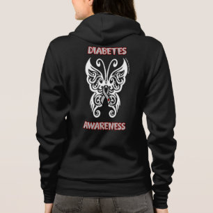 Butterfly Tribal... Diabetes Hoodie T Shirt