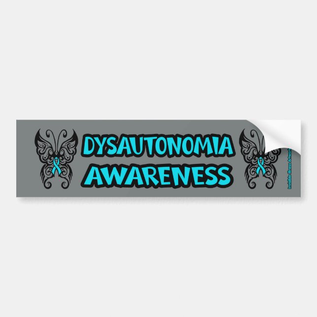 Butterfly/Tribal...Dysautonomia Bildekal (Framsidan)