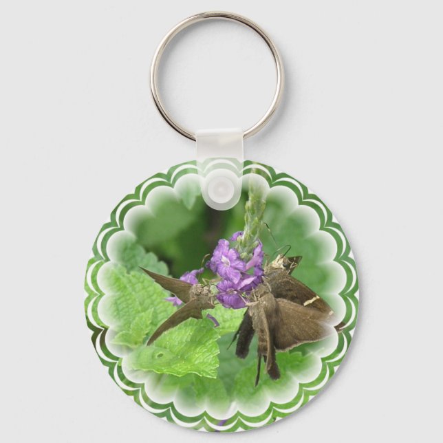 Butterfly Trio Keychain Nyckelring (Framsida)