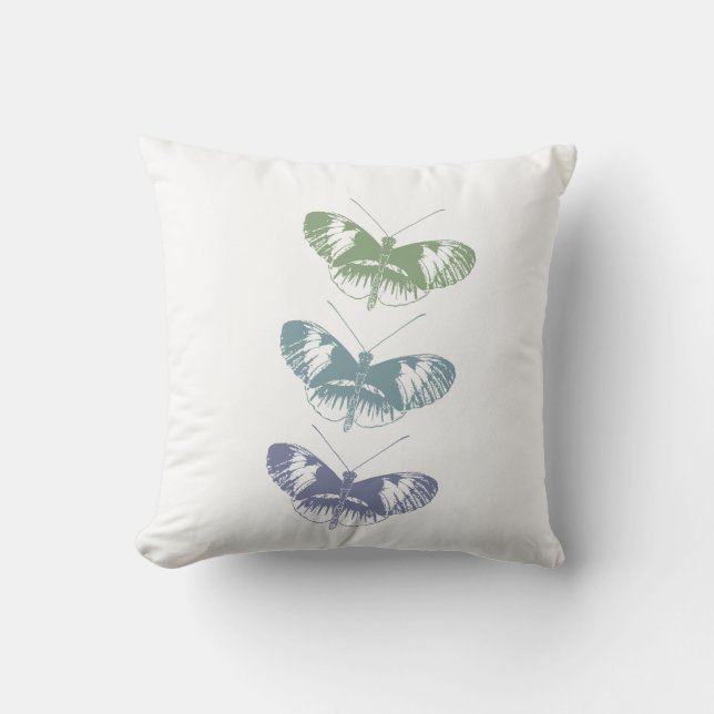 Butterfly Trio Kudde (Framsida)