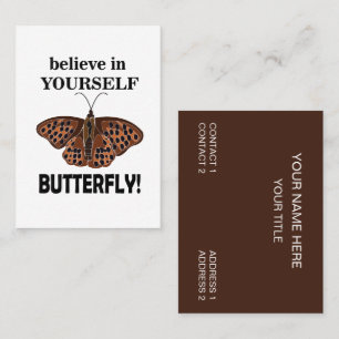Butterfly tror på din egen fjäril visitkort