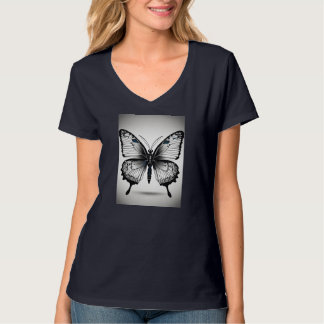 Butterfly, tryckt t t-shirt