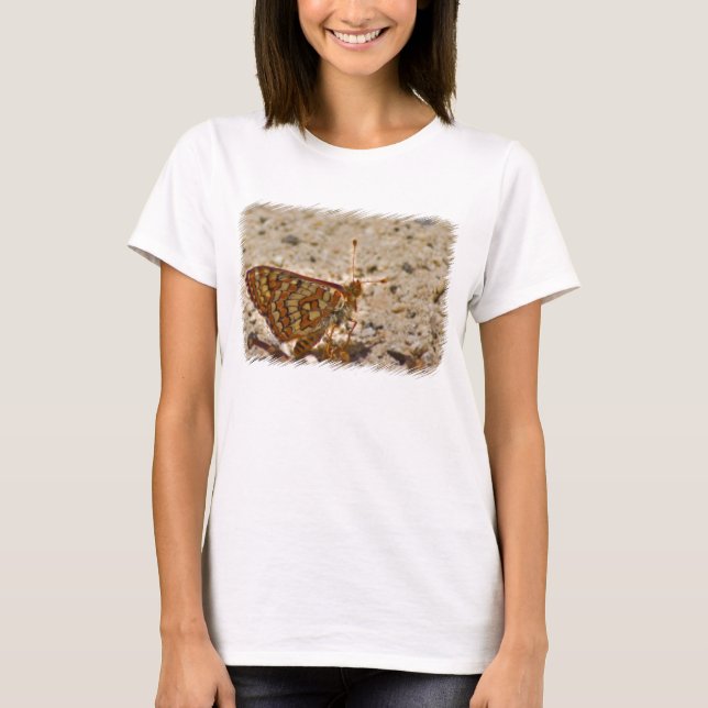 Butterfly Tshirt Tee Shirt (Framsida)