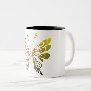Butterfly Två-Tonad Mugg