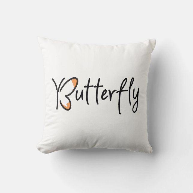 Butterfly Typography, Butterfly Kudde (Framsida)