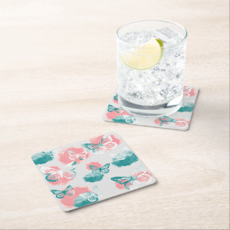 Butterfly Underlägg Papper Kvadrat