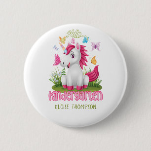 Butterfly Unicorn Kindergarten Back to school Knapp