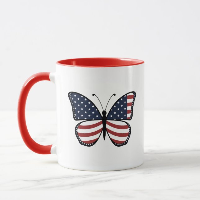 Butterfly USA Sublication-62614 Mugg (Vänster)