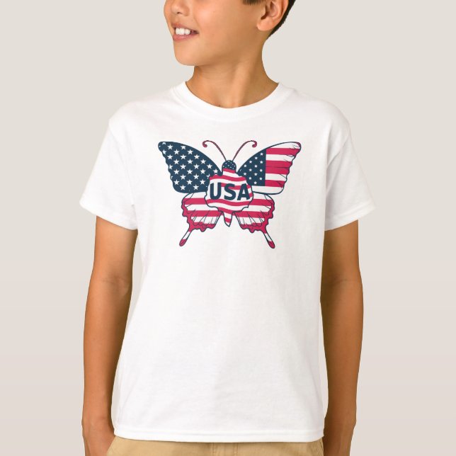 Butterfly USA Sublication-62616 T Shirt (Framsida)