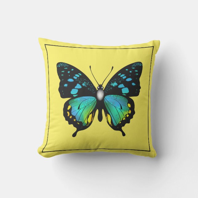 Butterfly Utomhus Dekorativ kudde (Framsida)