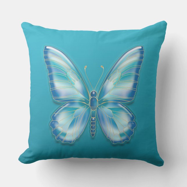 Butterfly Utomhuskudde (Framsida)