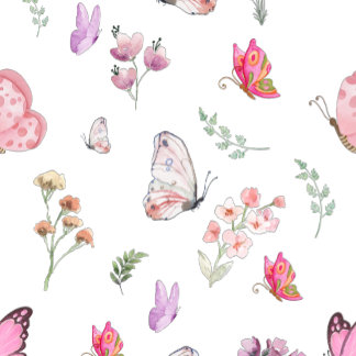 Butterfly Vacker Classy Watercolor Presentpapper
