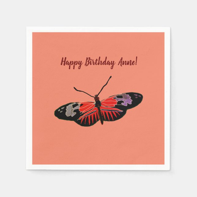 Butterfly Vår Art Pappersservett (Framsidan)