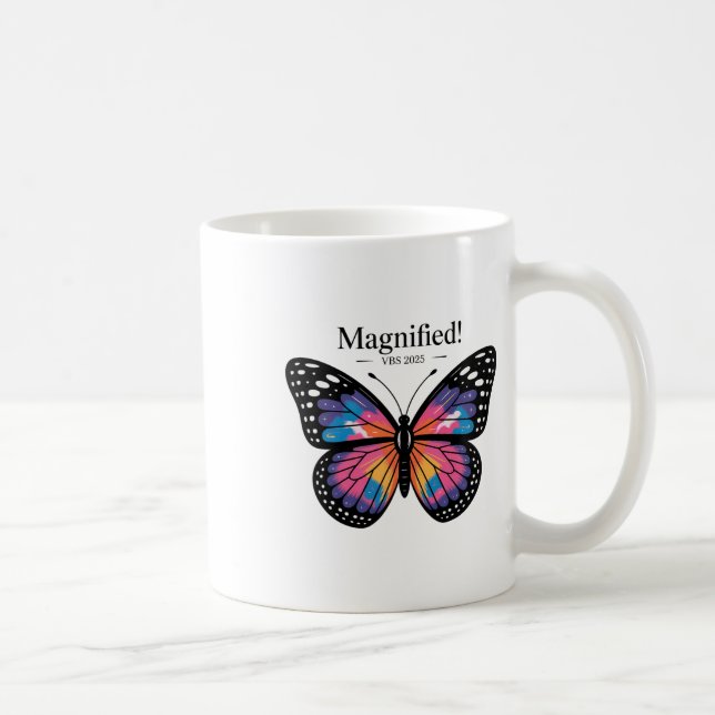 Butterfly Vbs 2025 Tröja Förstorad Semester Bibel  Kaffemugg (Höger)