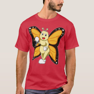 Butterfly vid Bodybuilding med Dumbbell T Shirt