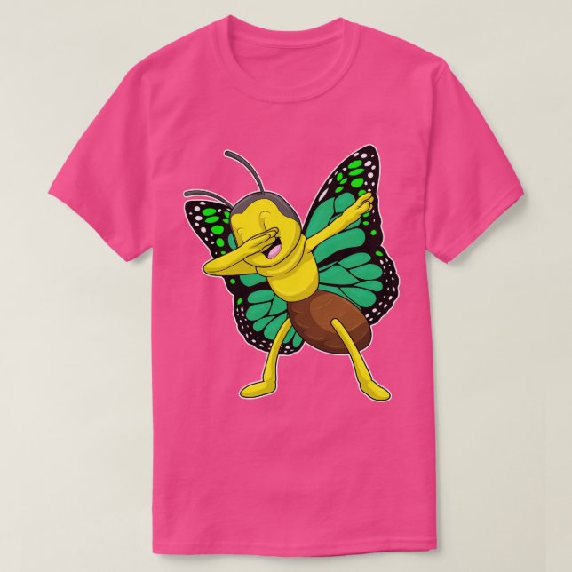 Butterfly vid Hip hop Dance Dab T Shirt (Design framsida)
