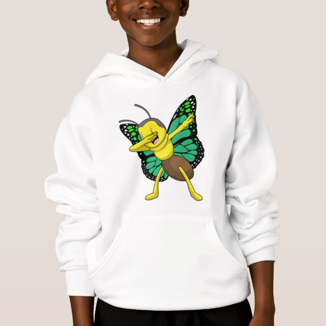 Butterfly vid Hip hop Dance Dab T Shirt (Framsida)
