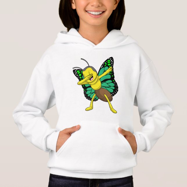 Butterfly vid Hip hop Dance Dab T Shirt (Framsida)